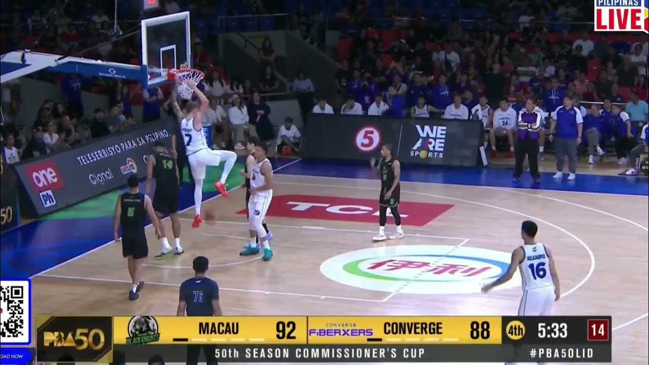 CONVERGE FIBERXERS vs Macau Black Bear