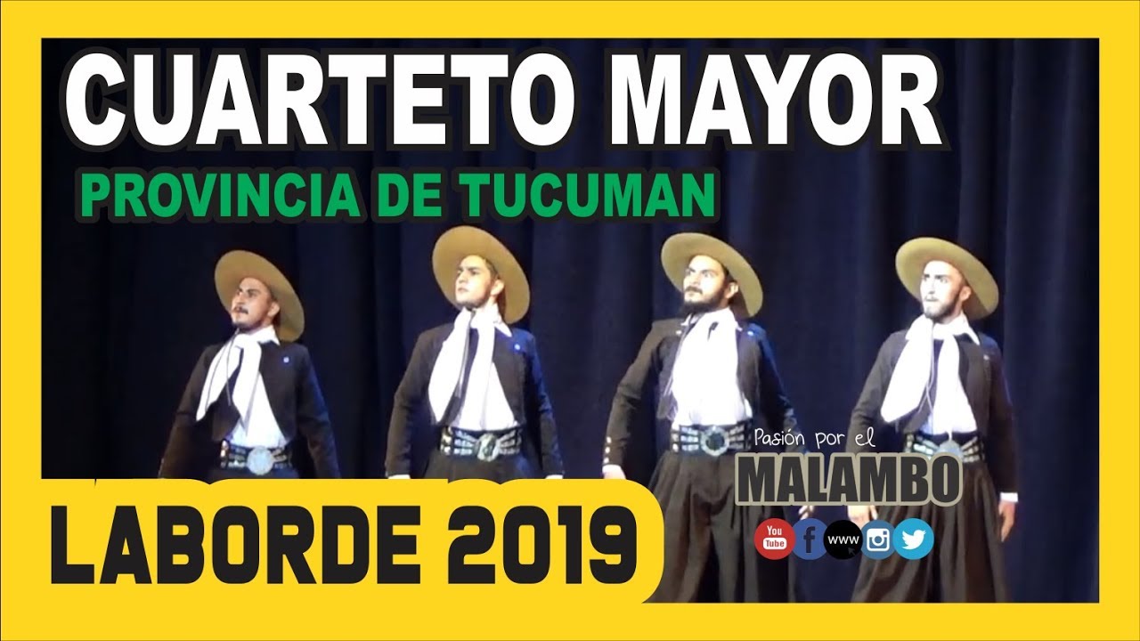 Laborde 2019 Cuarteto Mayor de Tucuman Festival Nacional del Malambo