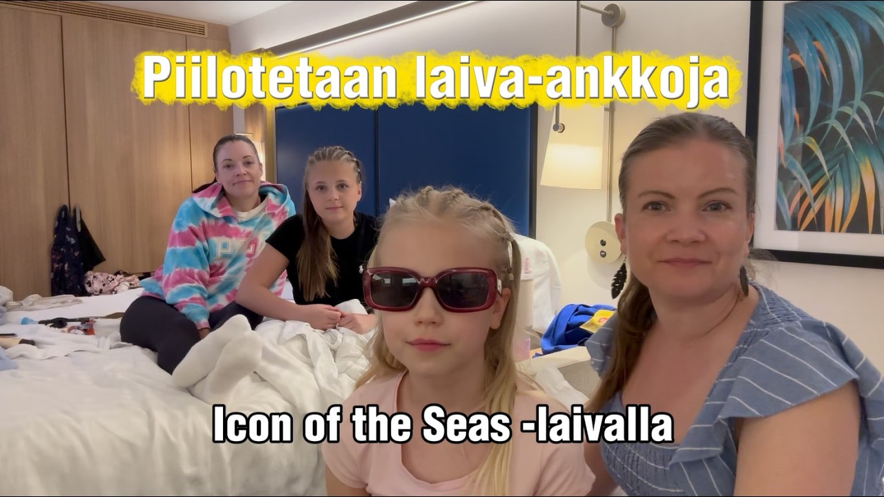 Piilotetaan laiva-ankkoja maailman suurimmalla risteilyaluksella