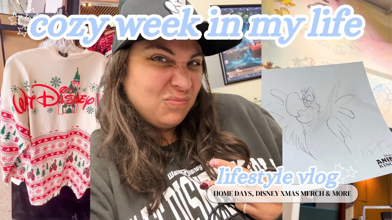 A COZY WEEK IN MY LIFE - Taylor swift loasg, Disney Christmas merch & low key days at home