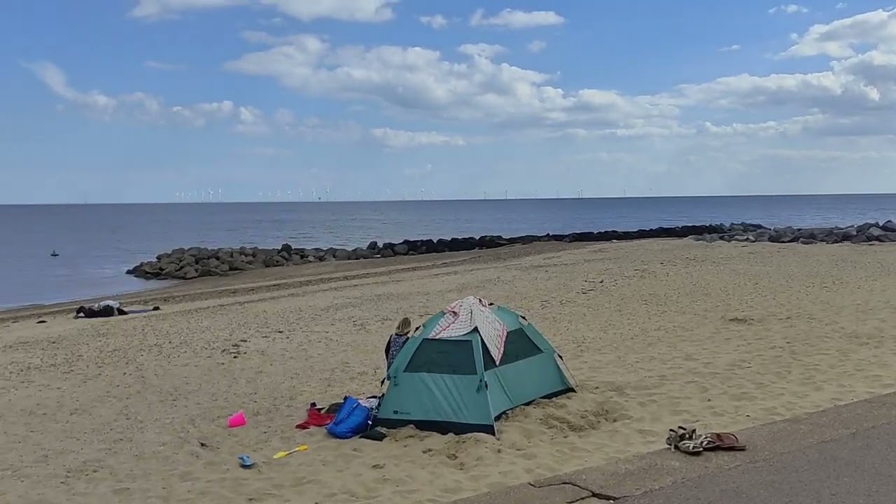 England Suffolk. Driving from Menningtree, Mistley to Clacton on Sea and Jaywick (12/6/2022)