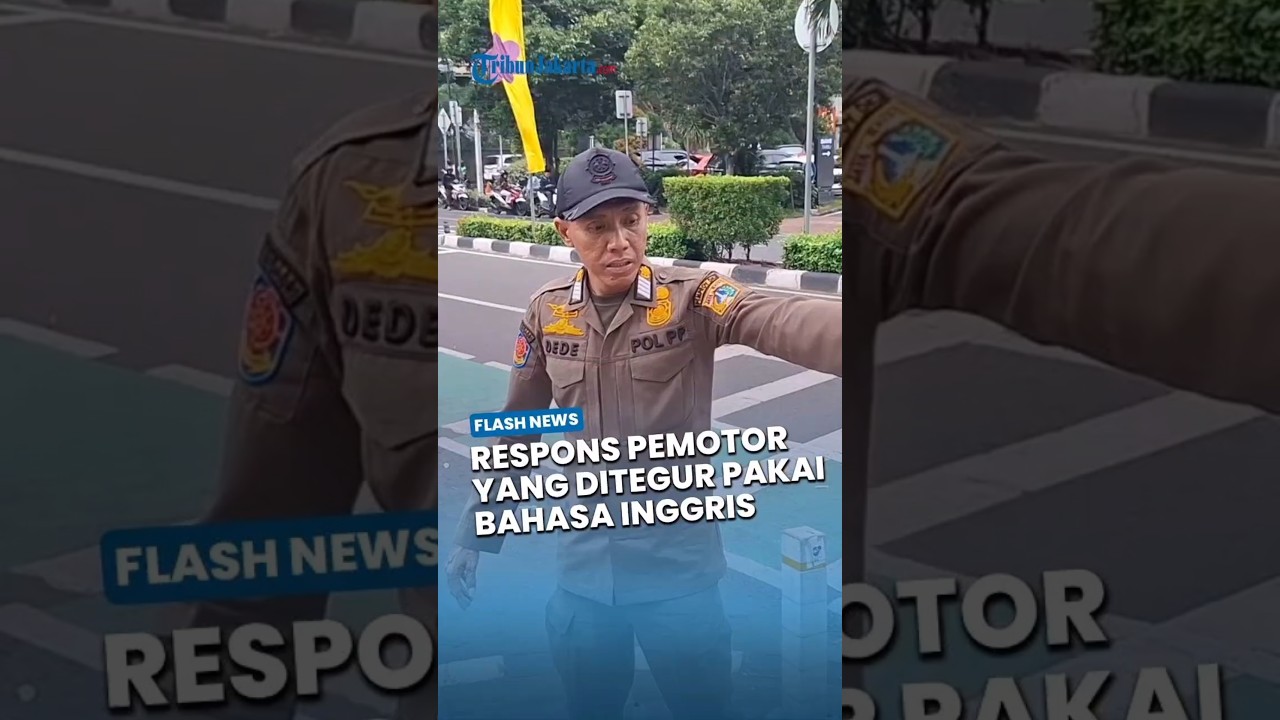 Satpol PP Viral, Mr Dede Ungkap Respons Pemotor yang Ditegur Pakai Bahasa Inggris