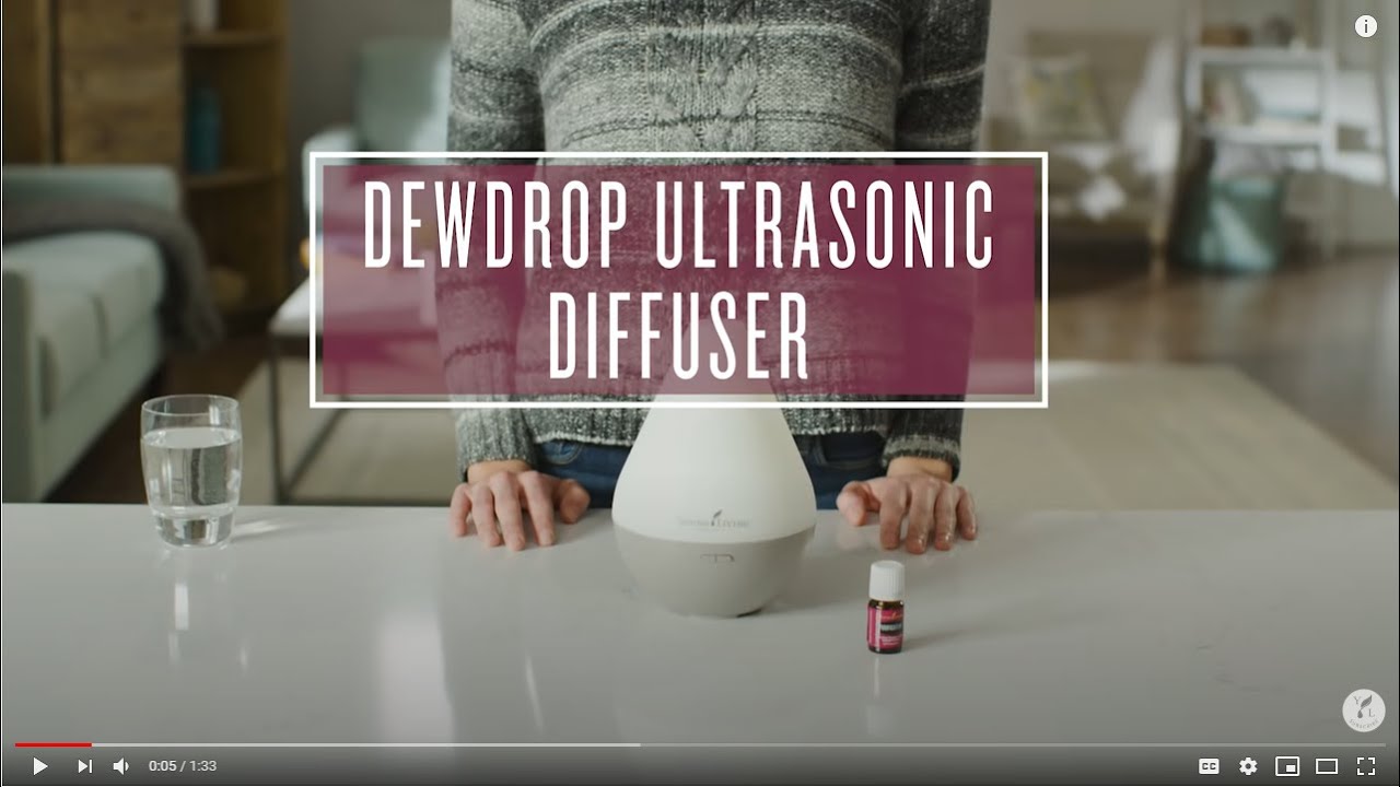 How to Use the Young Living Dewdrop Ultrasonic Diffuser