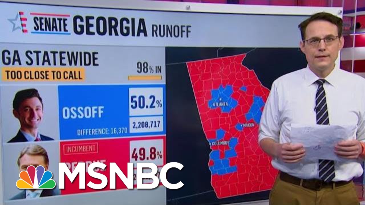 Race Between Ossoff, Perdue Remains Too Close To Call | Morning Joe | MSNBC