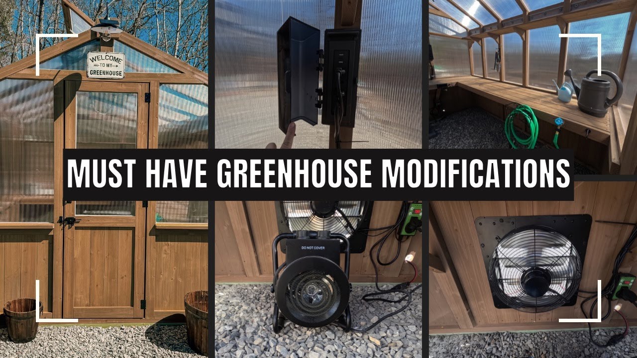 MUST HAVE Greenhouse Modifications (Cosco Yardistry)