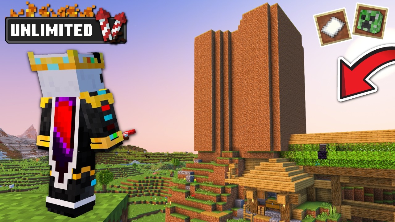 I Built a Poor Mans FIREWORK FACTORY in Minecraft | Unlimited Fireworks!