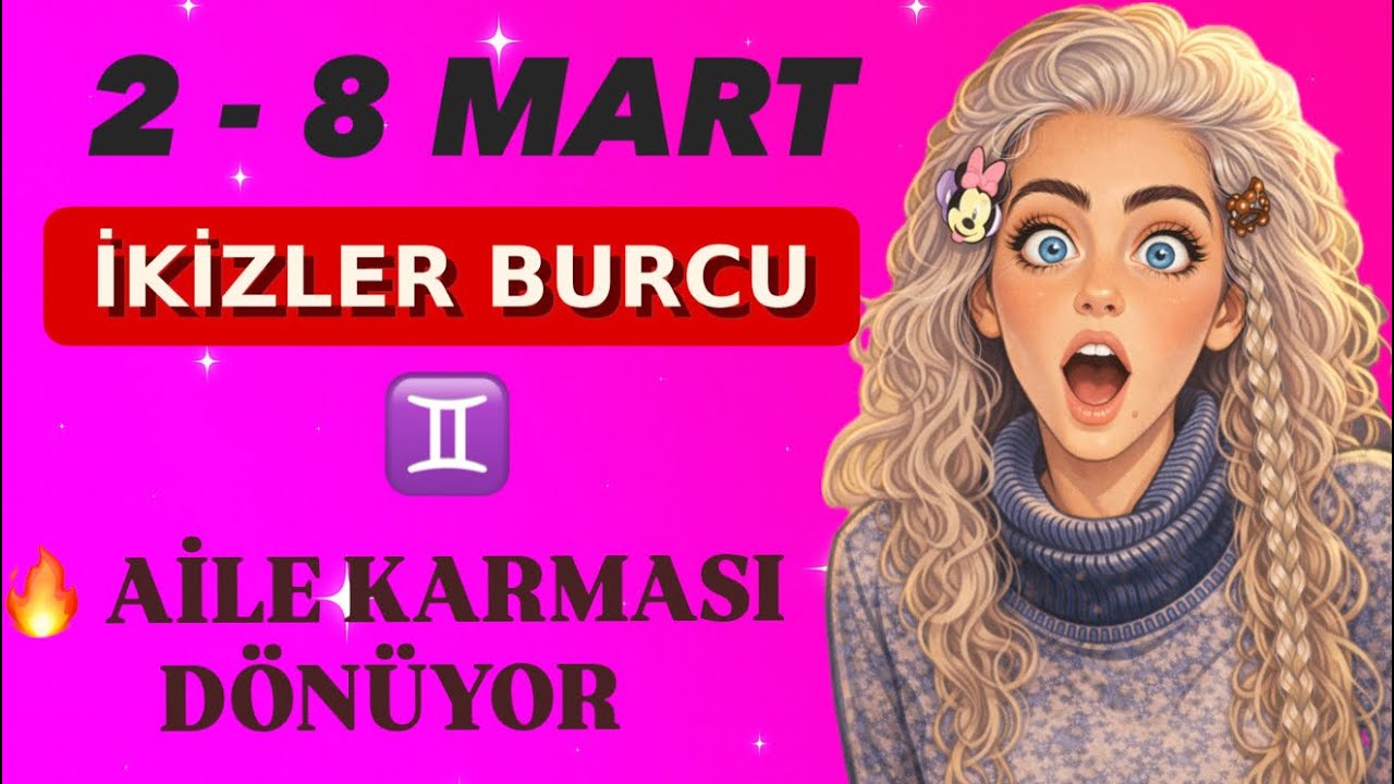 İKİZLER Burcu ♊️ | 2 - 8 Mart 2026 Haftalık Burç Yorumları | 3 Mart Ay Başak Burcunda Ay Tutulması 🌕