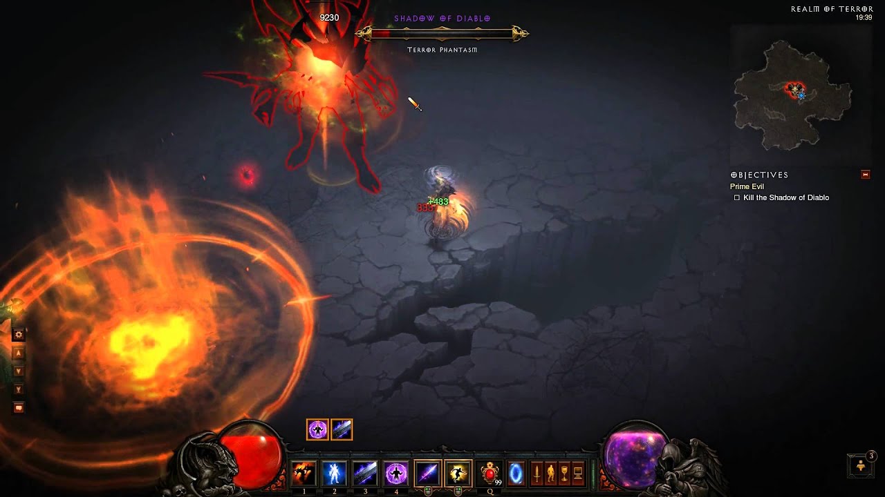 Diablo 3: Inferno Diablo solo kill as Wizard [1.03]