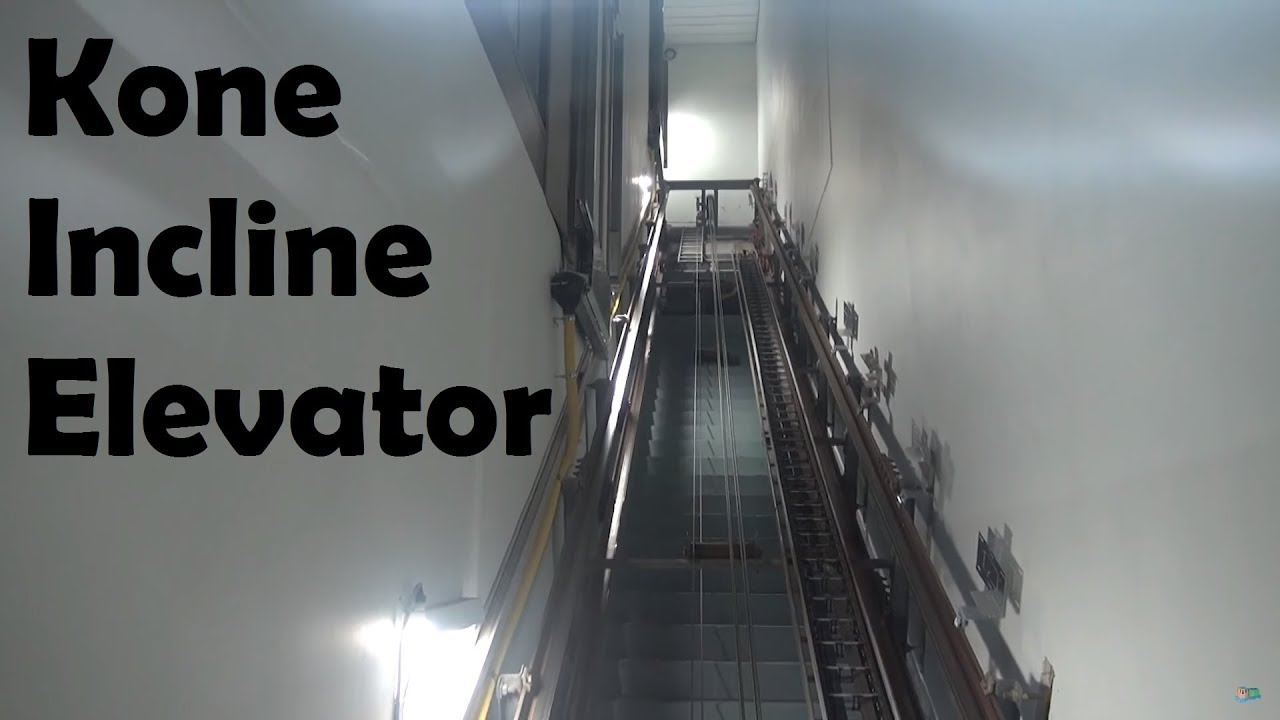 Kone INCLINE Elevator at Rautatientori metro station in Helsinki