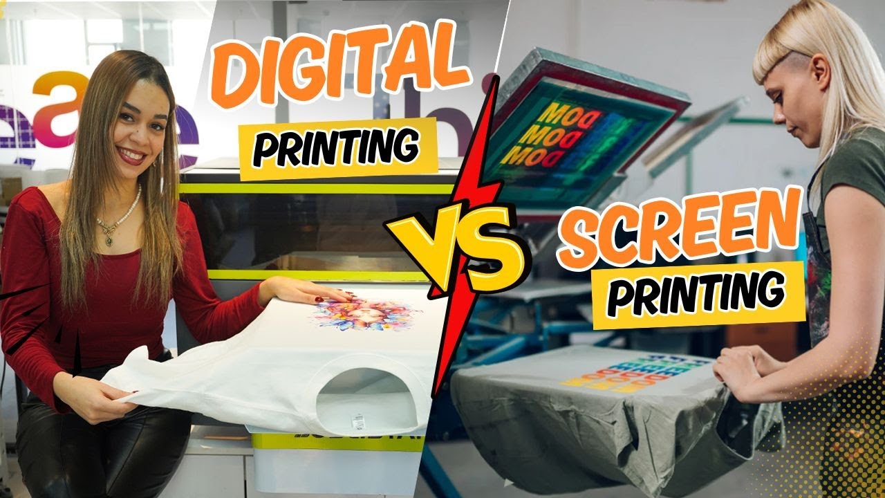 Screen Printing vs Digital Printing: Which is Best for Your Business?