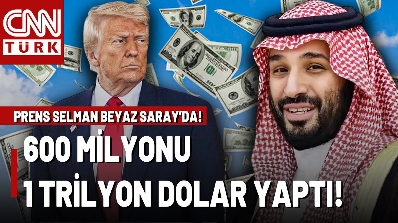 SON DAKİKA🚨Trump ve Prens Selman'dan Beyaz Saray'da &Ouml;nemli A&ccedil;ıklamalar! 