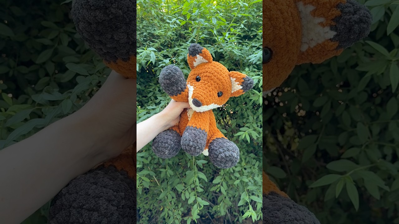 Pattern is available on my Etsy 🦊 #crochet #amigurumi #plushies #fox #cute #crochetpatterns
