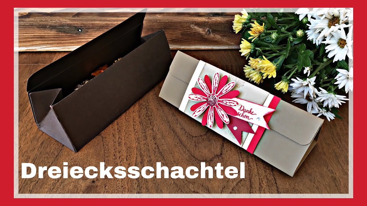 STAMPiN`UP!-VERPACKUNG DREIECKSSCHACHTEL-TUTORIAL MIT DEM NEUEN GÄNSEBLÜMCHENGRUß