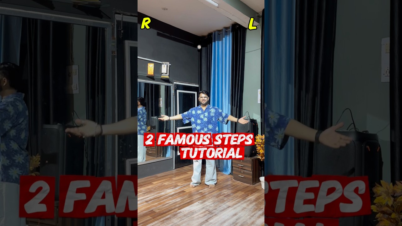 Hip Hop Basic Dance Steps 🕺#hiphopbasic #tutorial #youtubeshorts #trending #shorts #students