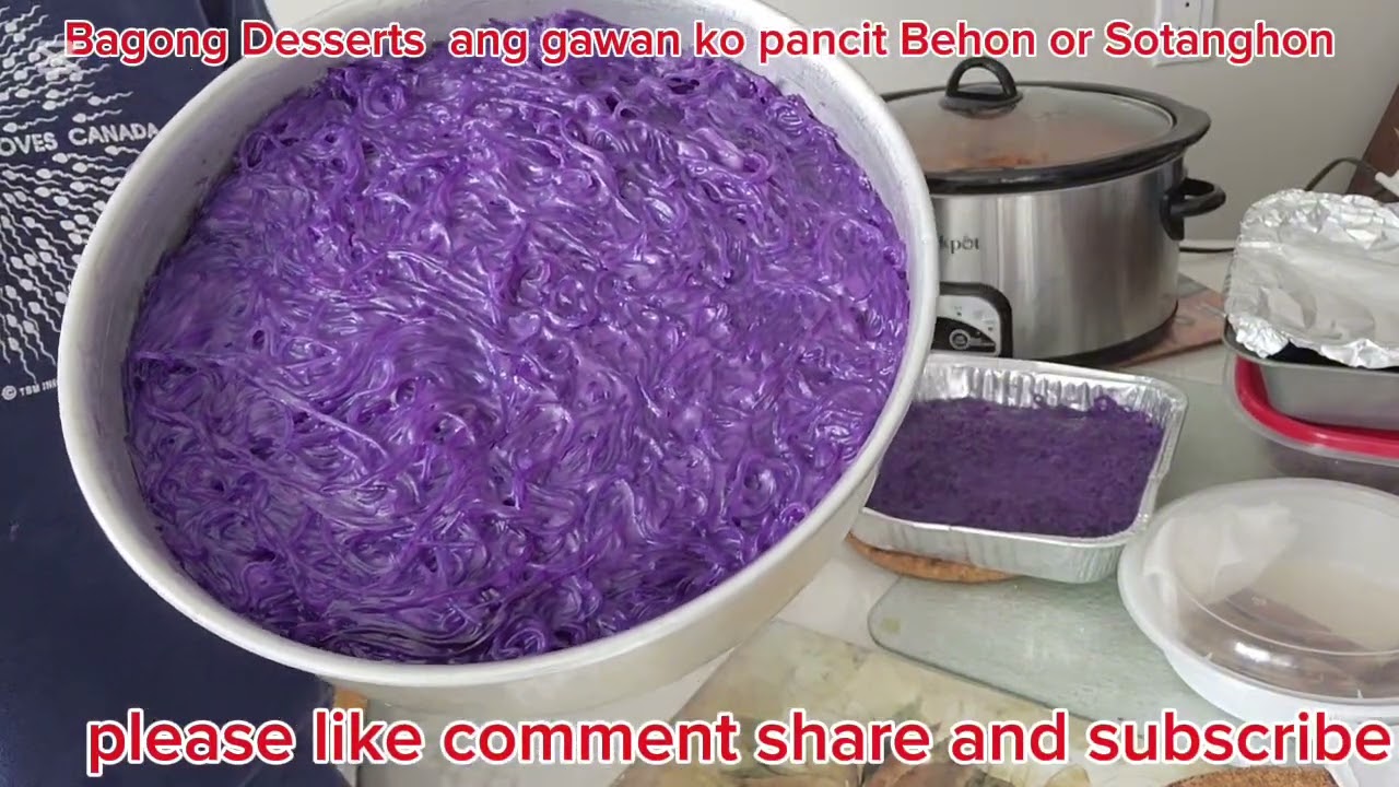 Bagong Desserts  gawa ko pancit behon or Sotanghon puede pala ito 