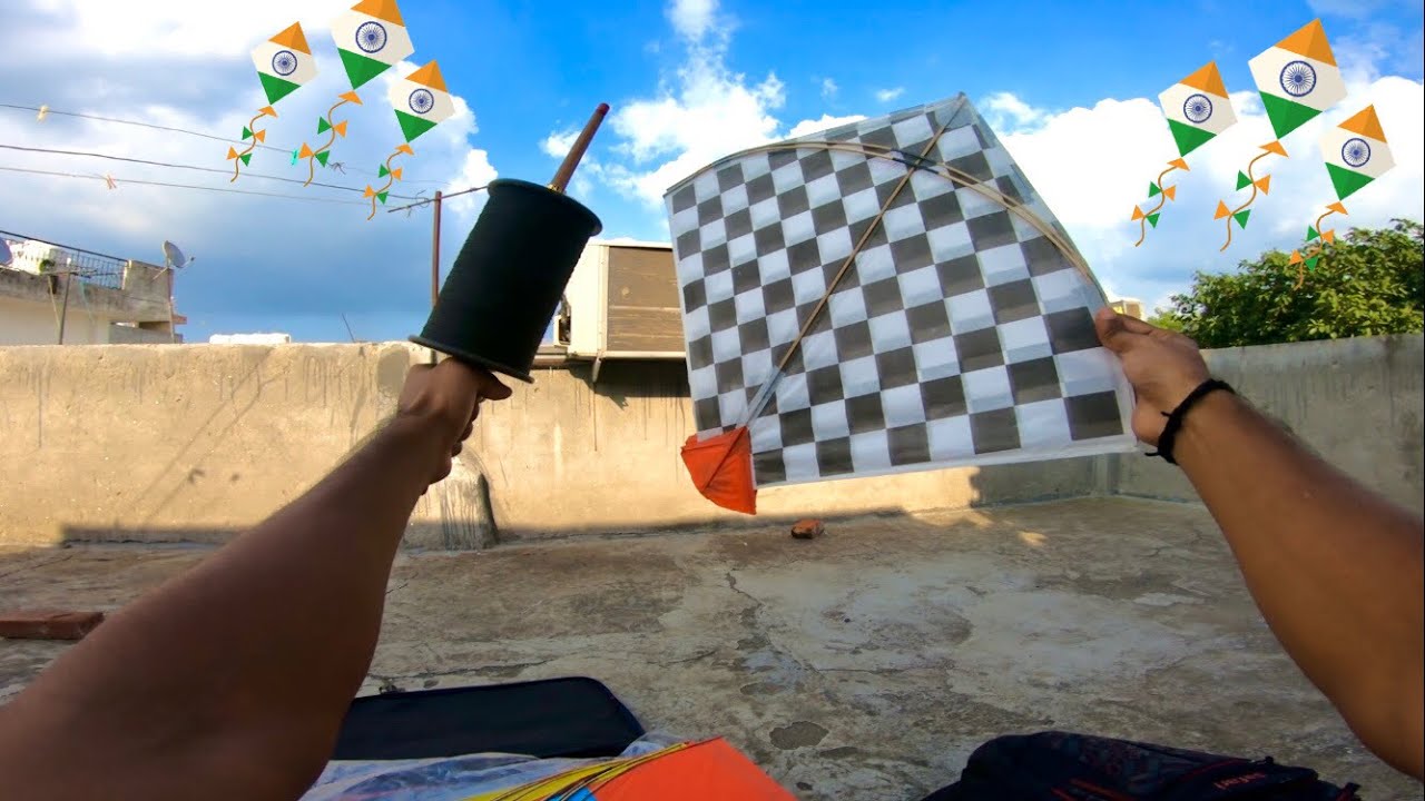 Cutting others kites | kite fighting | kite flying