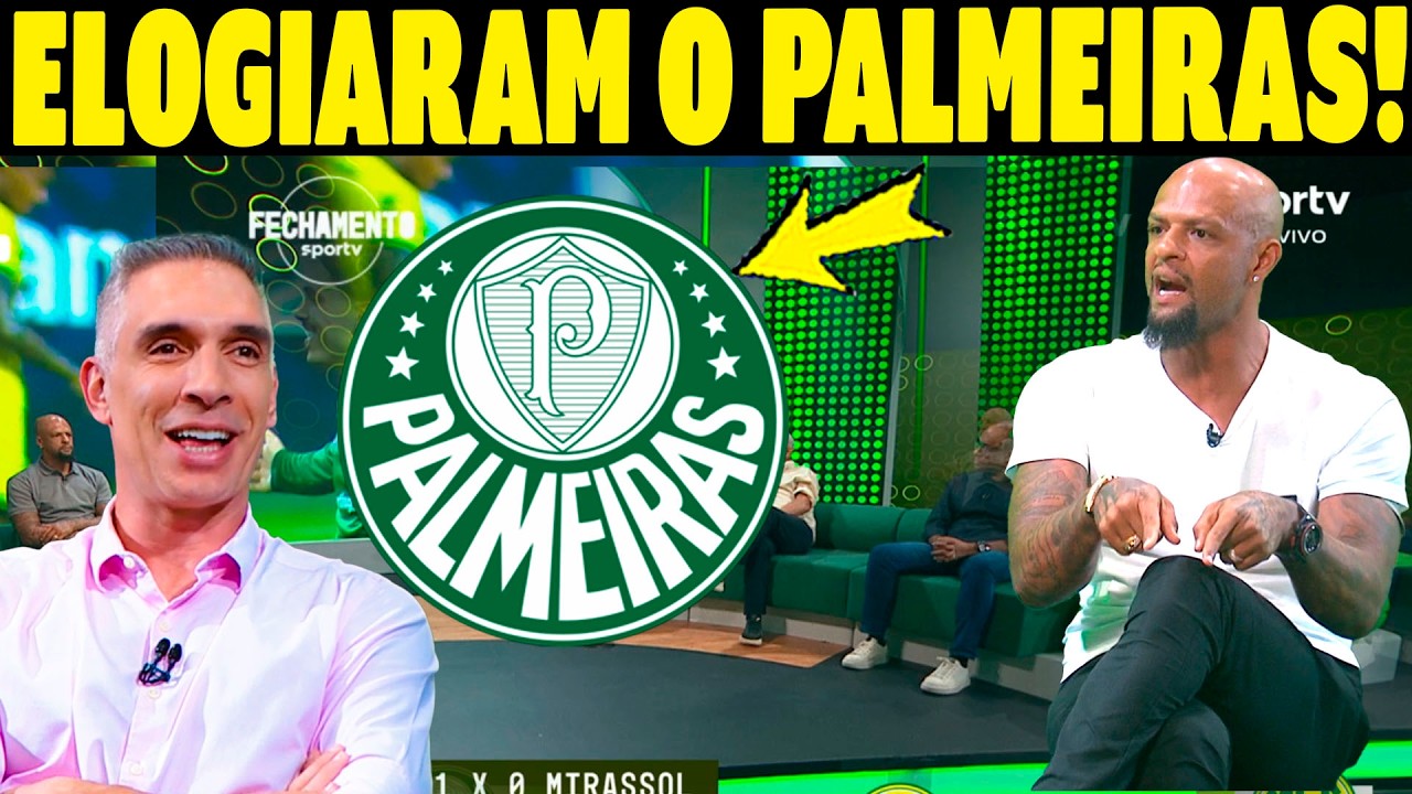 FELIPE MELO E FERNANDO PRAS EXALTARAM A VITÓRIA DO PALMEIRAS! NINGUÉM PARA O PALMEIRAS HOJE!