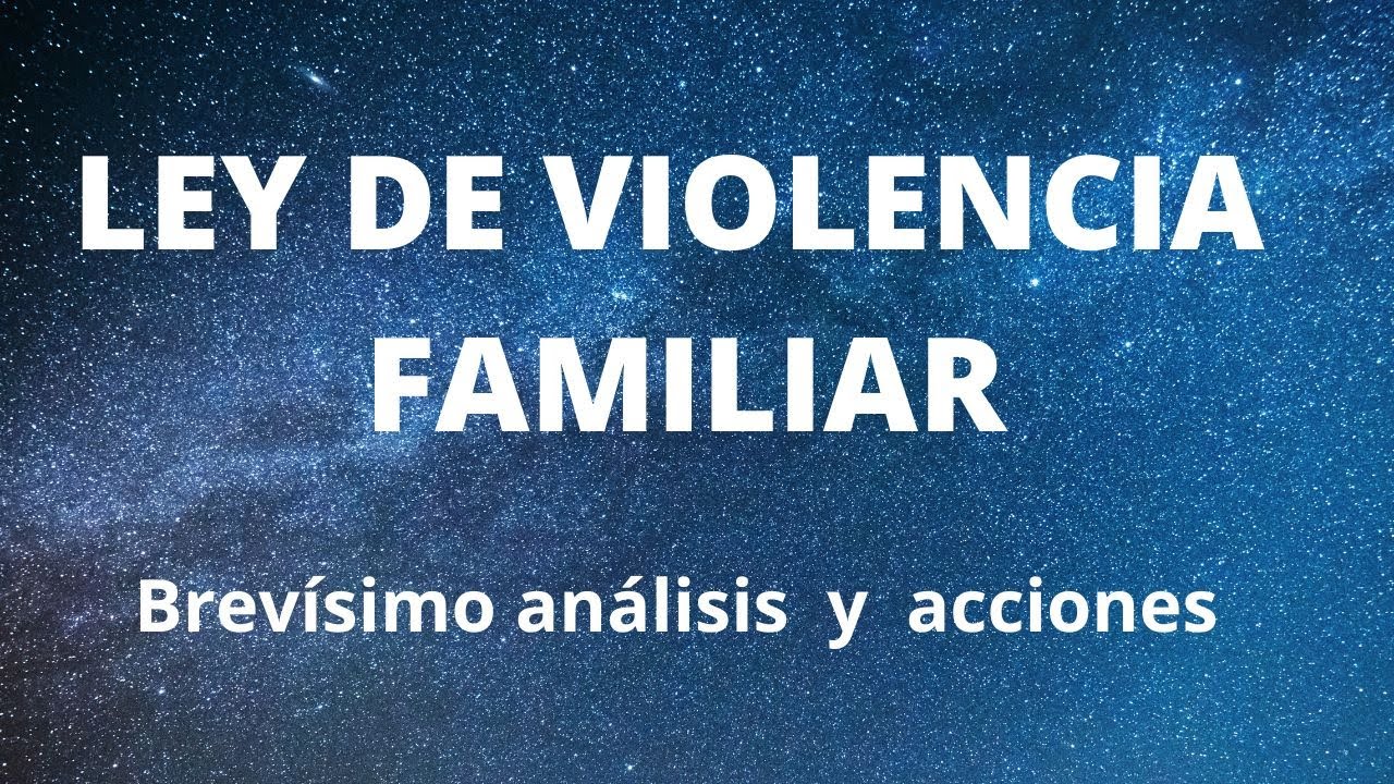 VIOLENCIA FAMILIAR O DOMÉSTICA 🆘Ley Argentina 24.417. Género mujer y maltrato. Medidas Judiciales