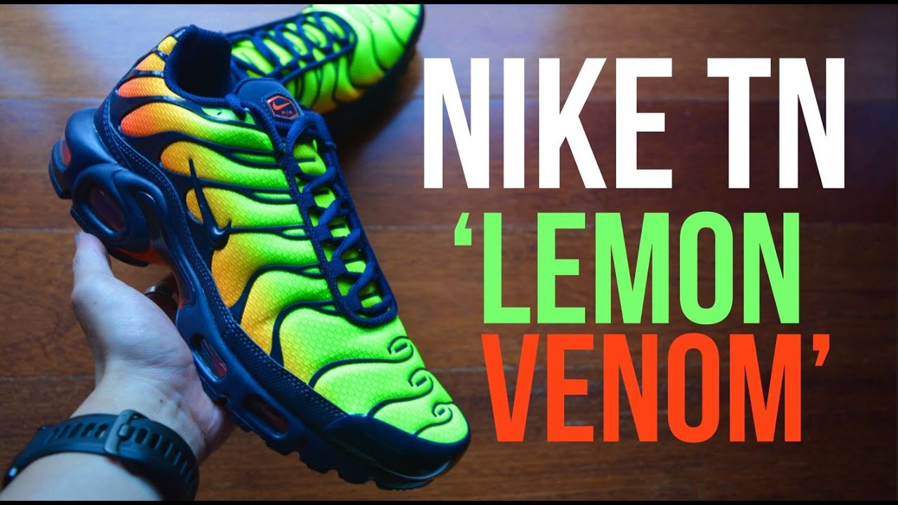 Nike Air Max Plus TN Tuned 'Lemon Venom' Volt Orange Sunset Blackened Navy Unboxing // By L1M