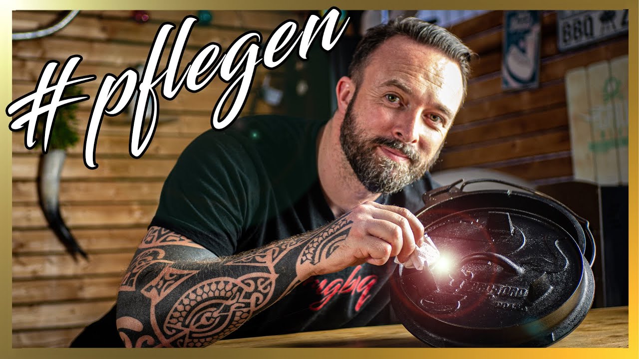 Dutch Oven richtig pflegen 🧽 | wie pflegt man einen Dutch Oven | ganz einfach | MGBBQ