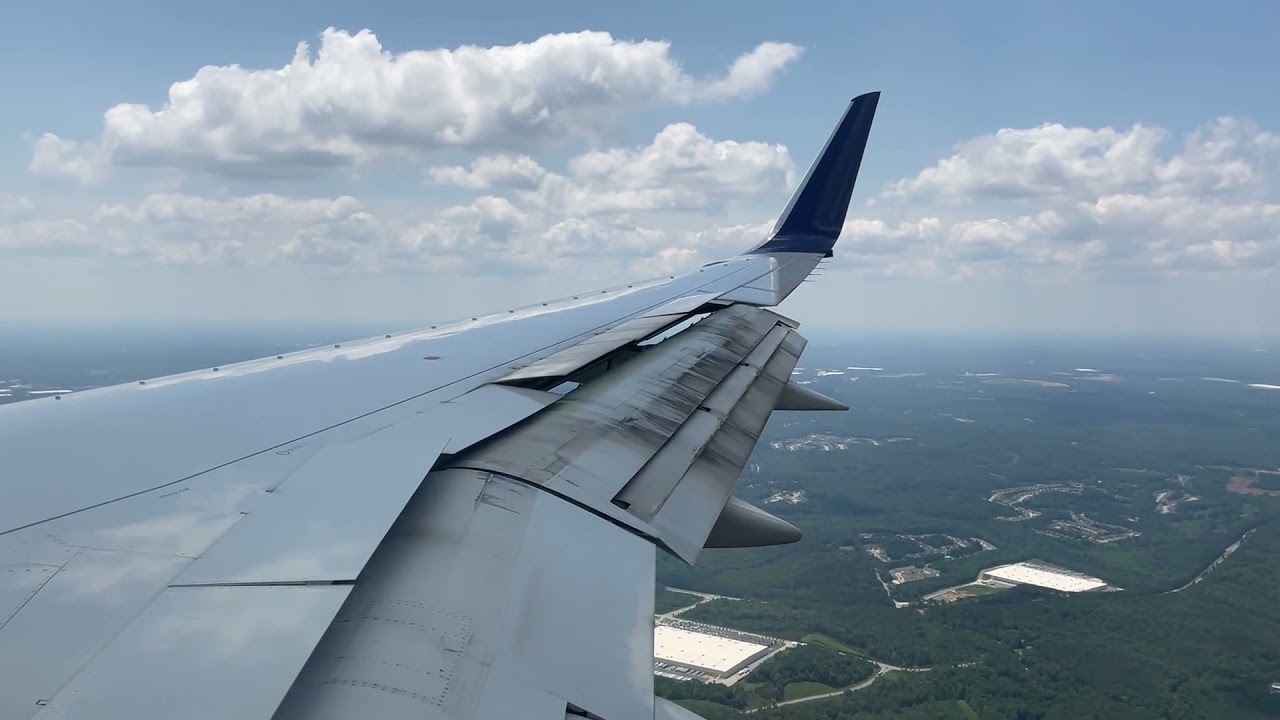 Delta 757-200 Landing in Atlanta ATL Hartsfield-Jackson International Airport