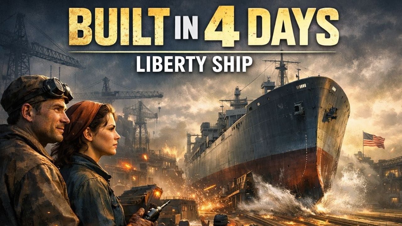 How One Civilian's Impossible Trick Made Liberty Ships Appear Every 4 Days Instead Of 230 l WW2 FILM