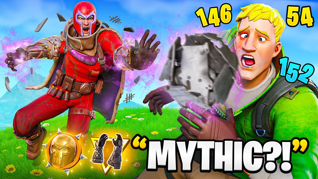 Я притворился боссом Магнето в Fortnite (мифический режим)