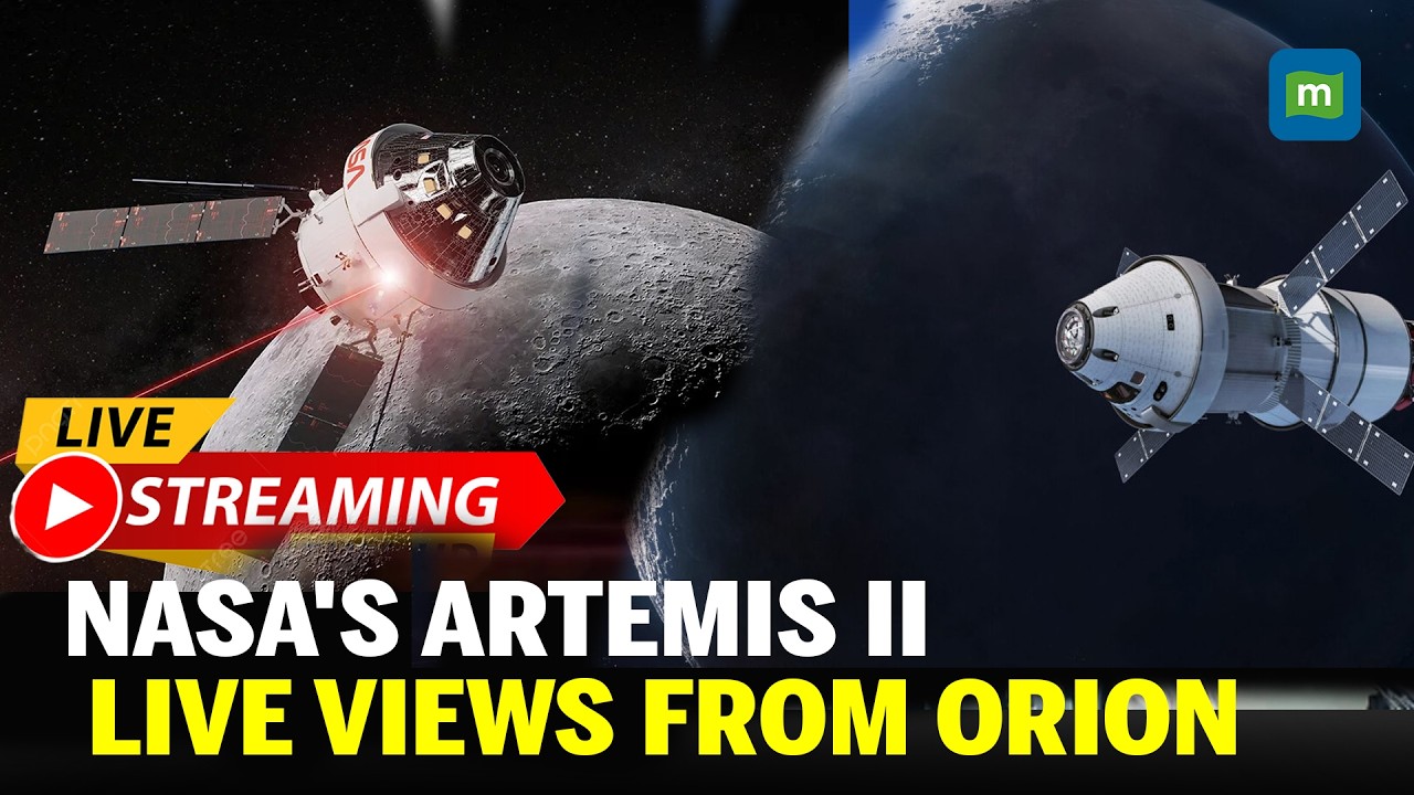 🔴WATCH LIVE: NASA's Artemis II Live Views from Orion | Artemis II Astronauts Moon Mission LIVE