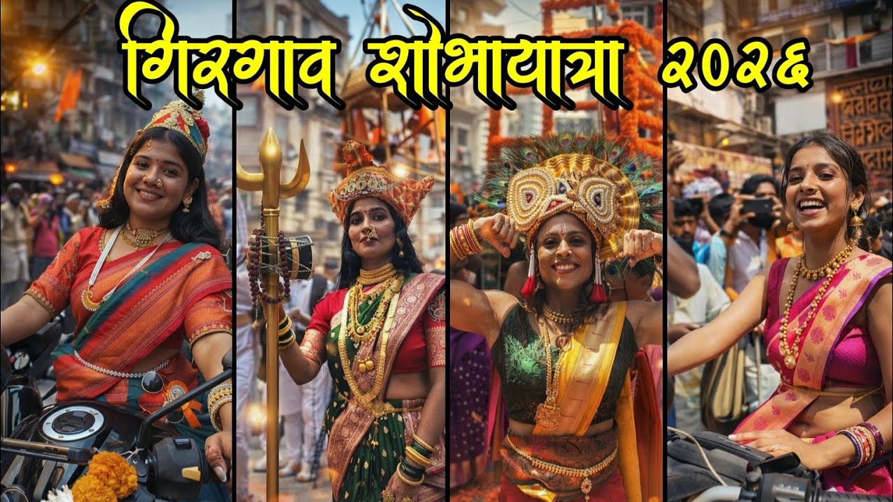  गिरगाव गुडी पाडवा शोभा यात्रा 2026 | girgaon Shobha yatra 2026