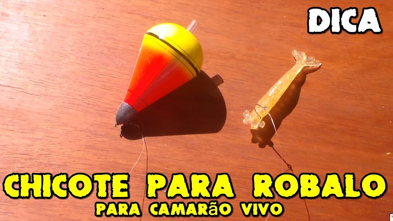 Chicote para robalo com camarão vivo [PESCAS & DICAS]
