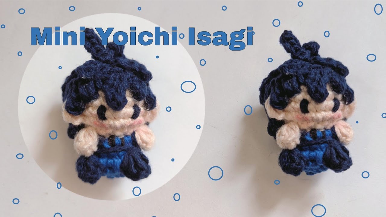 Mini Yoichi Isagi / Tutorial a crochet/ Blue Lock/ Keychain tutorial | Little Hope