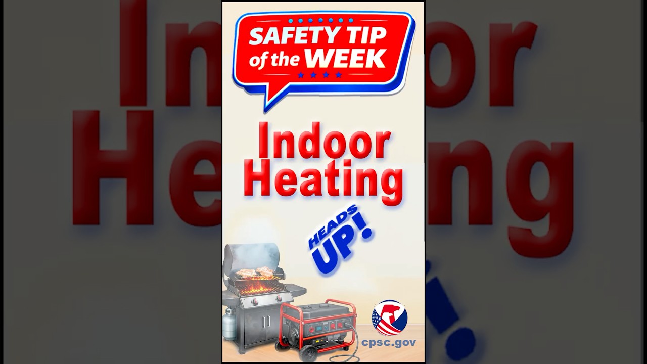 Never Use Outdoor Heaters Indoors | Winter Safety