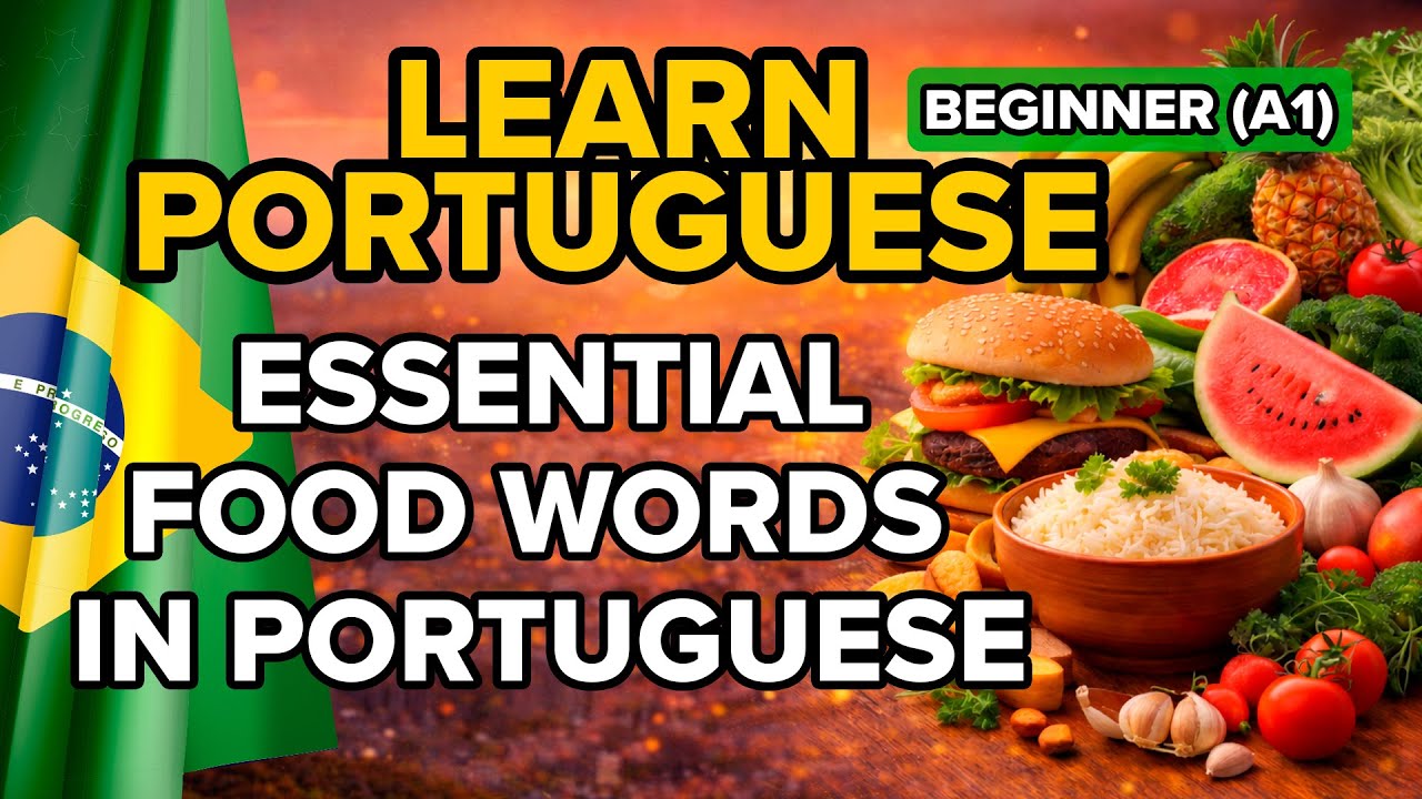 Don’t Get Lost on a Brazilian Menu 🇧🇷 | 50 Food Words in Portuguese  (Part 1)