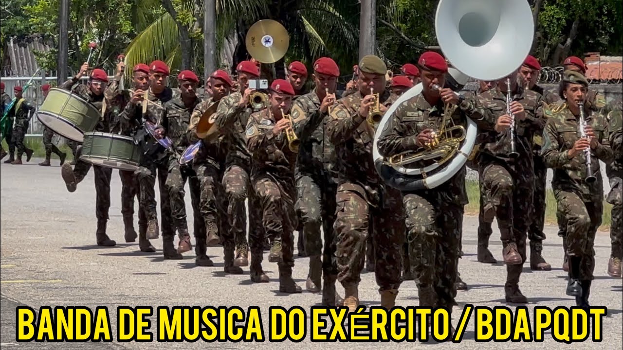 BANDA DE MÚSICA DA BRIGADA DE INFANTARIA PARAQUEDISTA EM TODAS AS SOLENIDADES DAS SUBUNIDADES PQDT 🦅