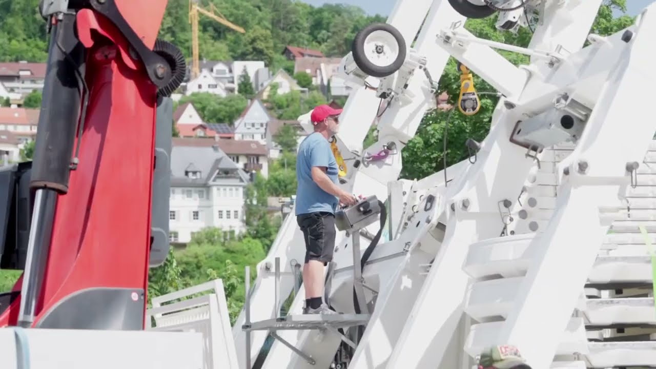 In 12 Stunden zum Highlight – Aufbau von DAS Riesenrad