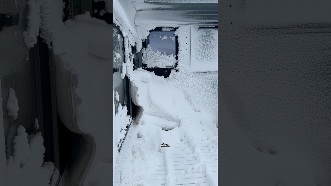 Hit by a HUGE storm - Before, during and after 🌬️🌨️ | #svalbard