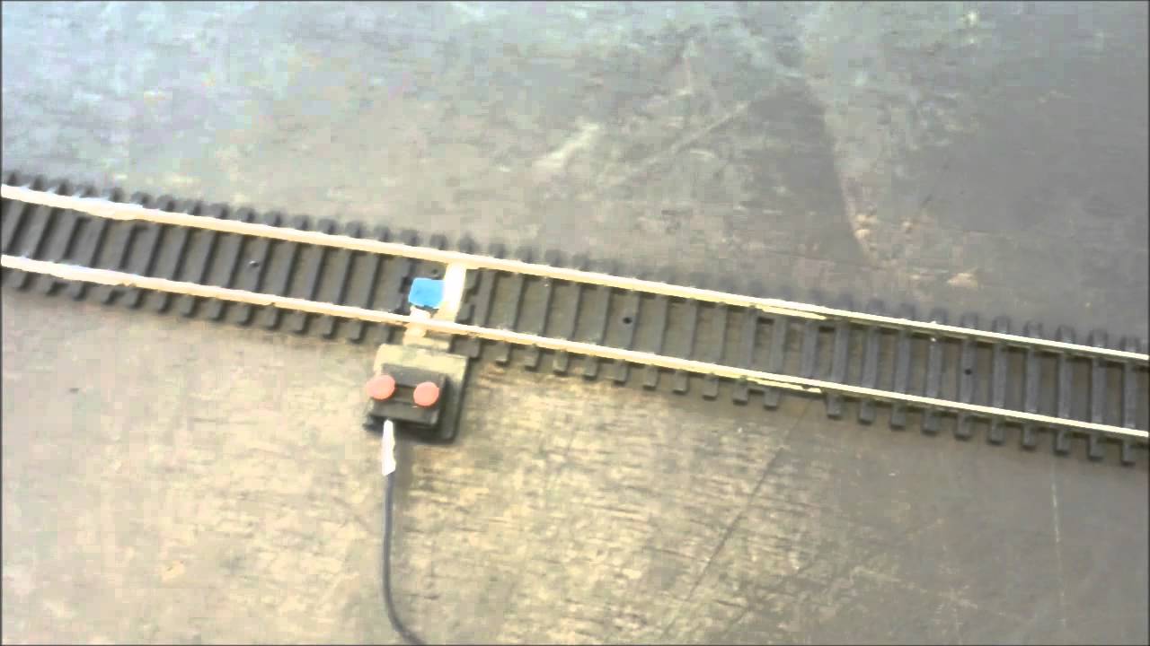 Portable Model railway test track in a bag