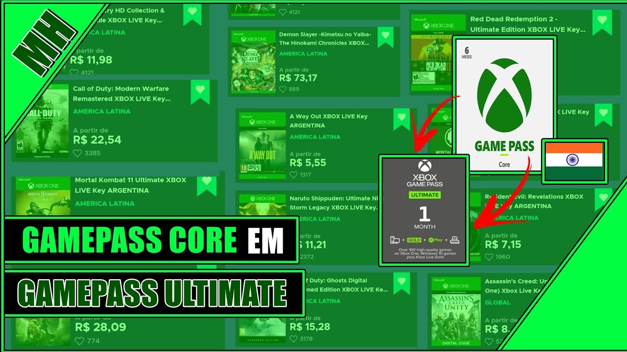 COMO CONVERTER GAMEPASS CORE EM GAME PASS ULTIMATE (Simples e F&aacute;cil)