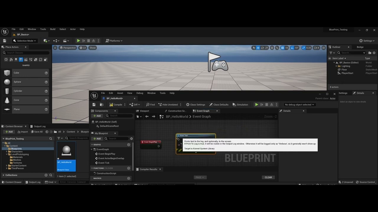 Unreal 5.X - Blueprint (Actor) Creation