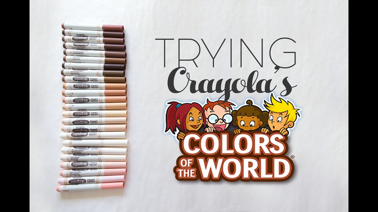 Trying Crayola Colors of the World Markers  |  Are They Good??