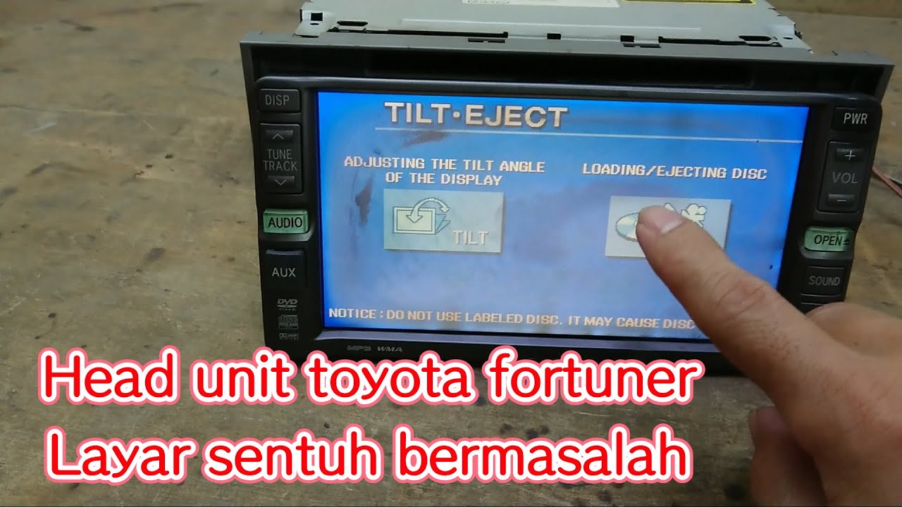 Double din layar sentuh tidak berfungsi
