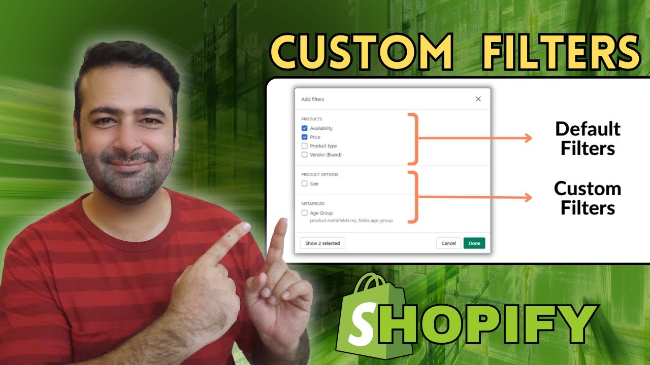 [Фильтры Shopify] Как создавать фильтры в Shopify (фильтры коллекций, пользовательские фильтры)