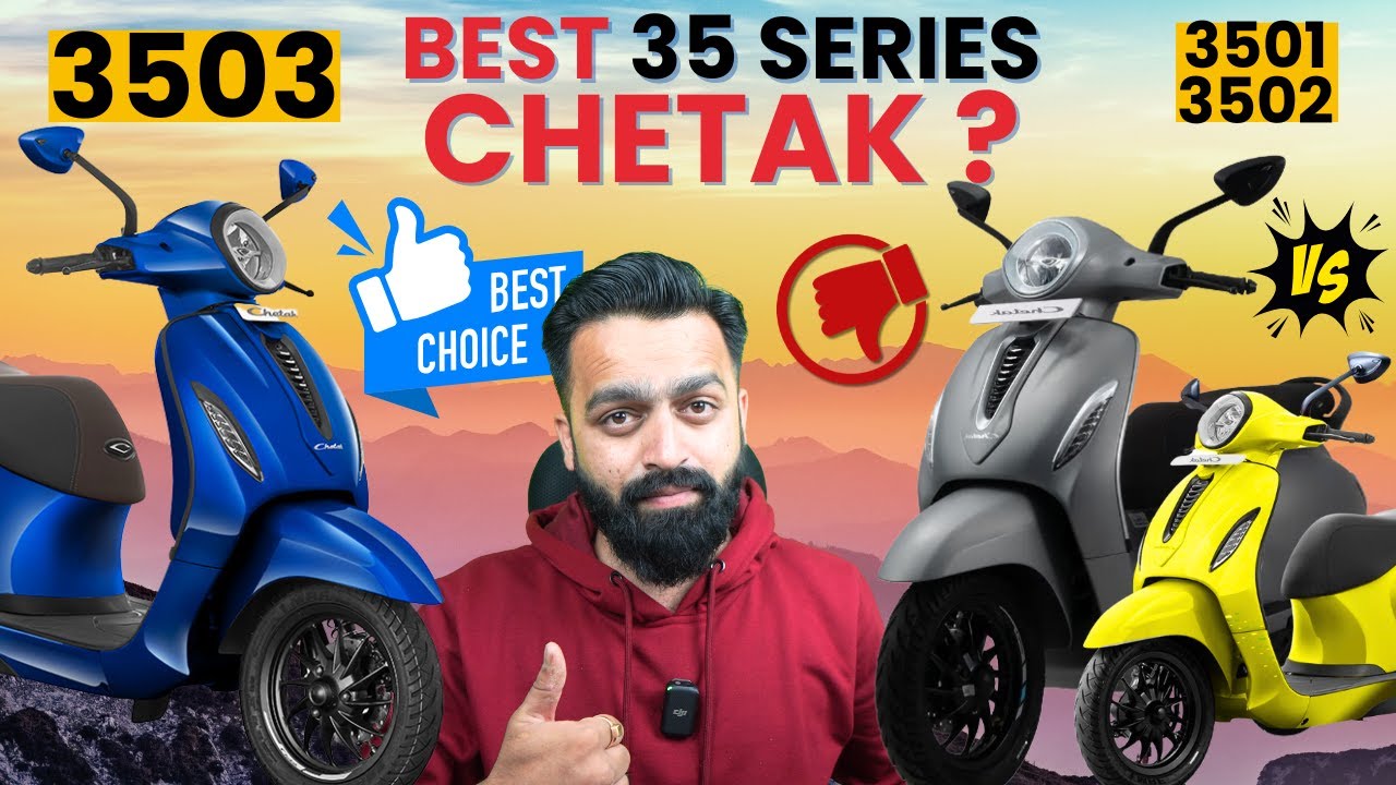 Chetak 3503 Vs 3502 Vs 3501 | Chetak 35 Series Comparison | PVJ Educational