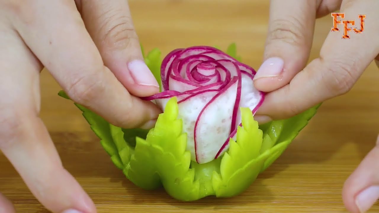 One Beautiful Garnish for Masterchef Food Decoration