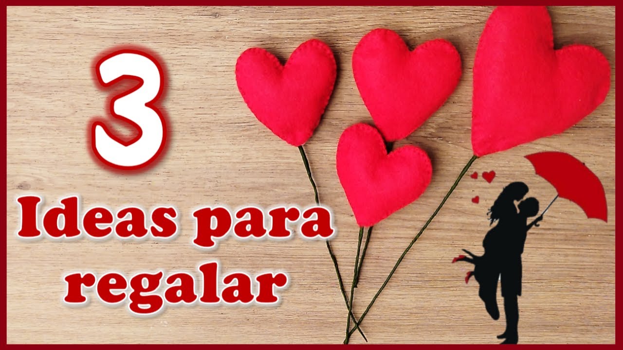 3 LINDAS IDEAS PARA REGALAR EN EL DÍA DEL AMOR Y AMISTAD - Crafts for Valentine's Day