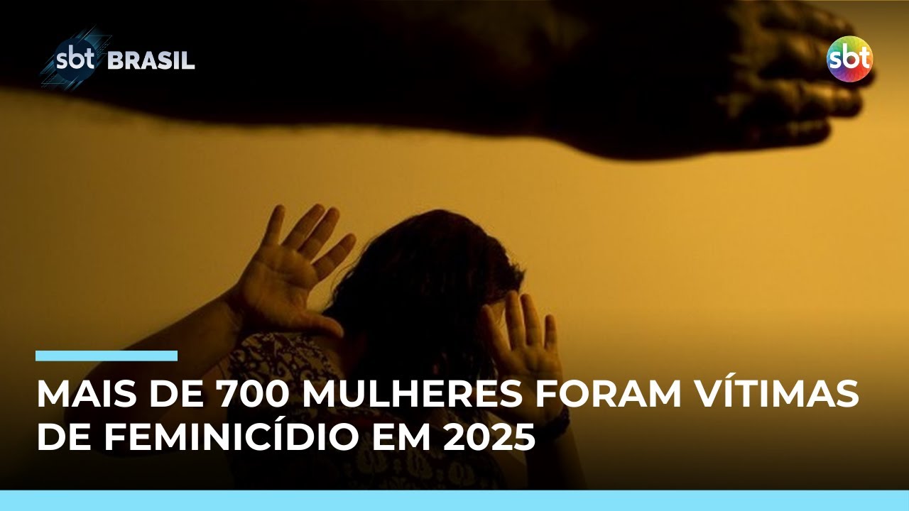 Feminic&iacute;dio no Brasil: Mais de 700 mulheres foram mortas no primeiro semestre de 2025 | #SBTBrasil