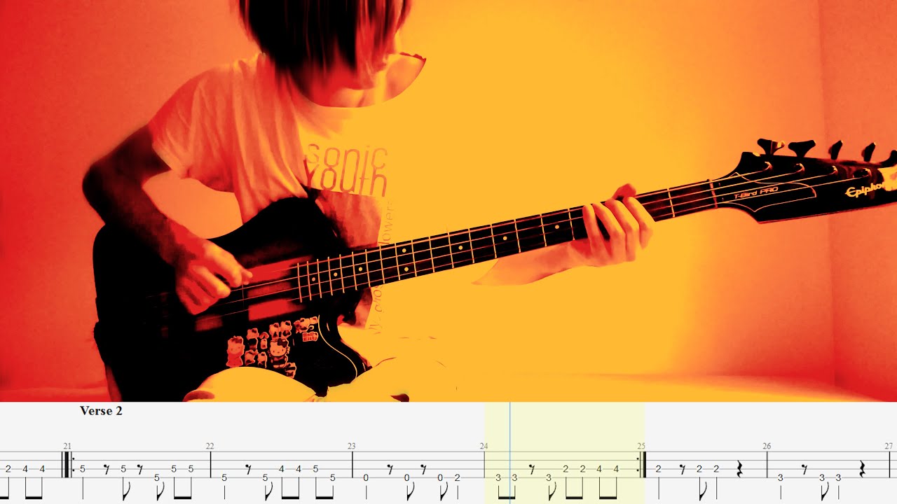 Here Comes Your Man — Pixies — Bass cover with tabs (4k)