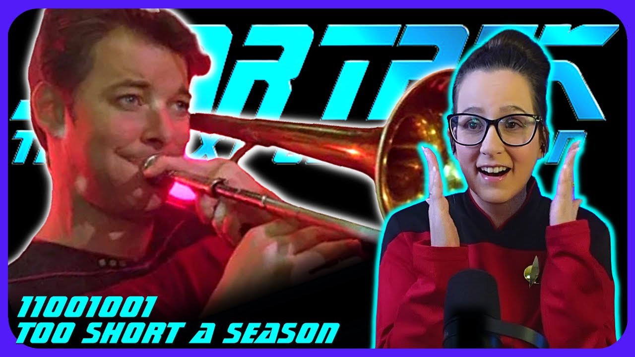 🖖STAR TREK TNG 1x15-16 | 11001001 | Too Short a Season