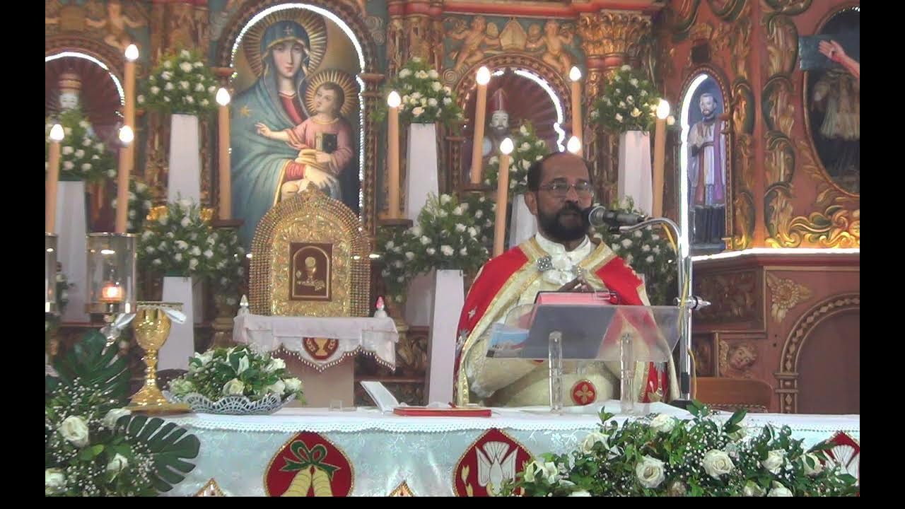 വെച്ചൂര്‍ മുത്തിയുടെ തിരുന്നാള്‍ 6-ാം ദിനം- വി.കുര്‍ബാന- ഫാ.വര്‍ഗ്ഗീസ് പൈനുങ്കല്‍- Holy Mass