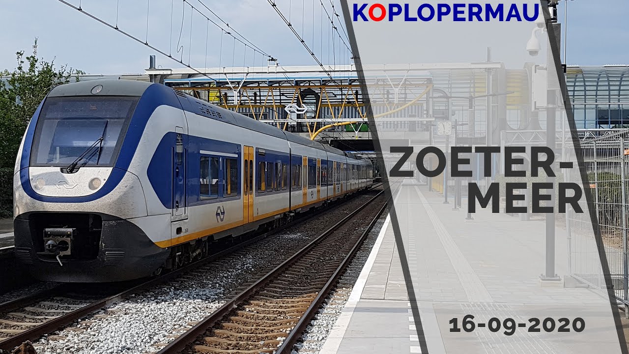 Treinen op station Zoetermeer - 9 september 2020